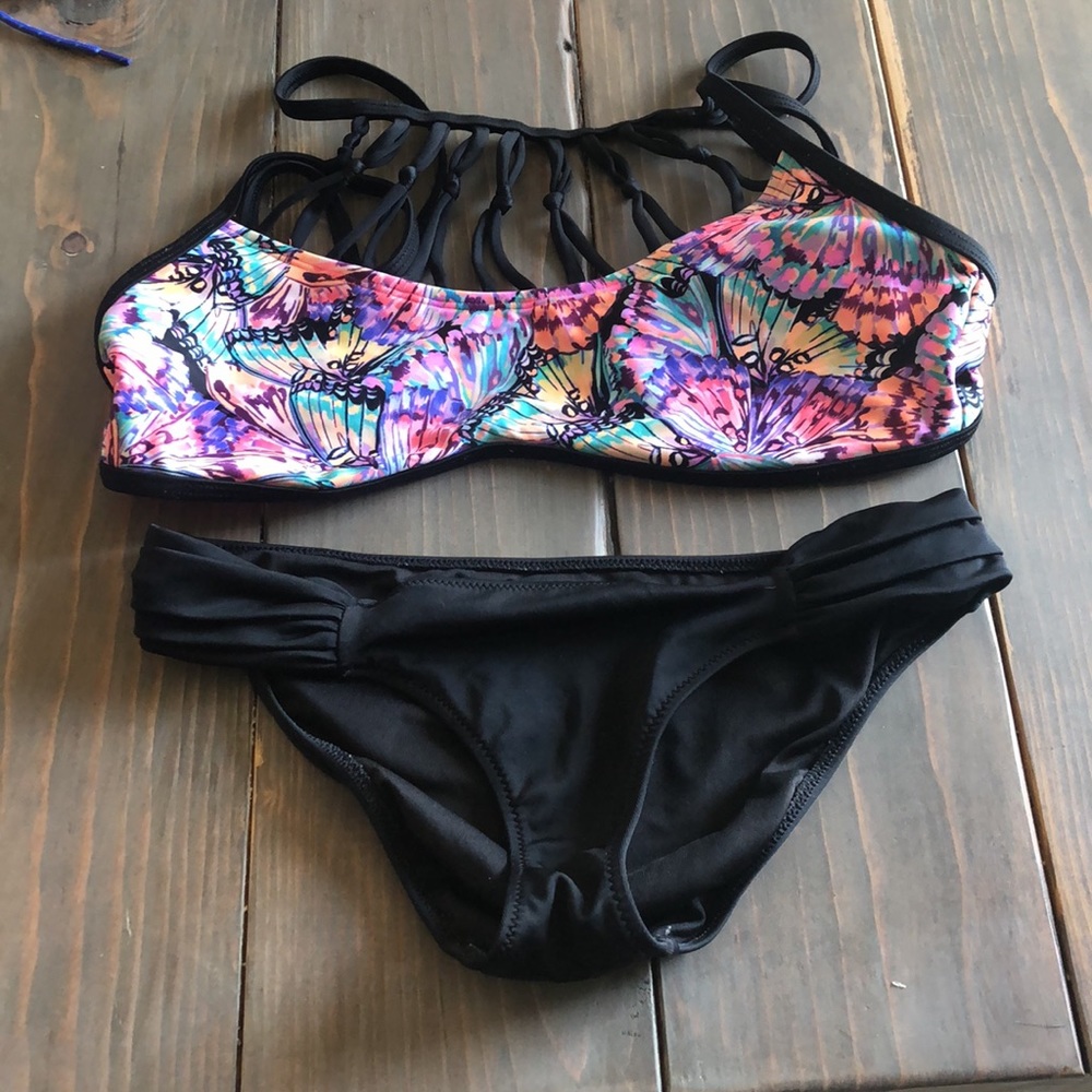 Body glove caged swim suit and VS bottoms